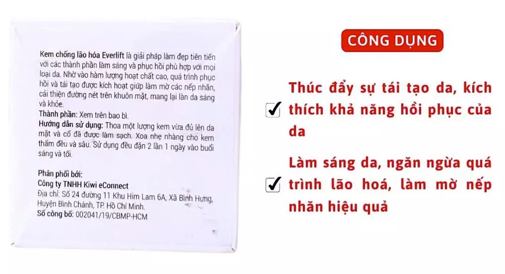 Kem Everlift có tốt không hay lừa đảo