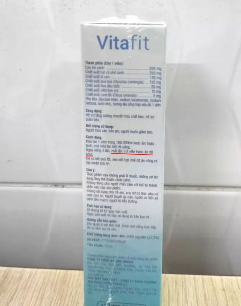 Thuốc giảm cân Vitafit có tốt không? Bán ở đâu chính hãng