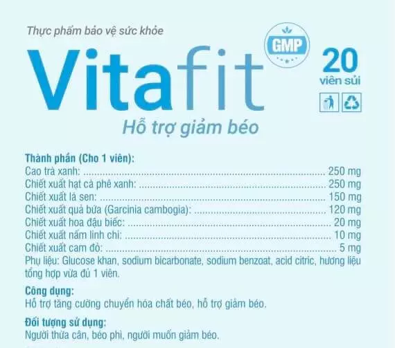 Thuốc giảm cân Vitafit có tốt không? Bán ở đâu chính hãng