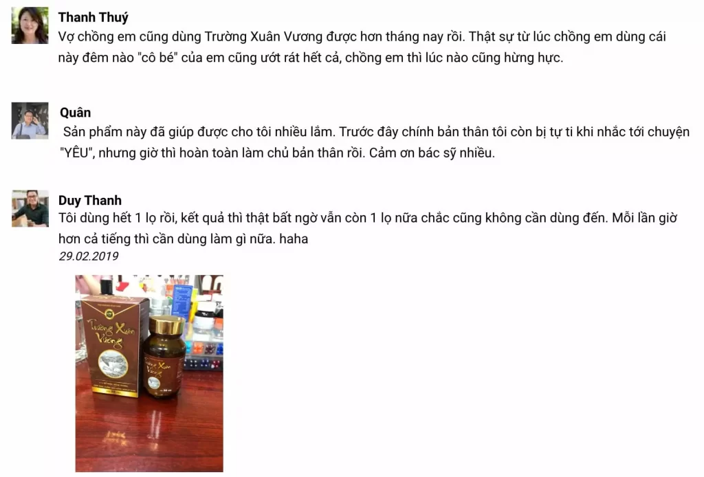 Thuốc Trường Xuân Vương có tốt không