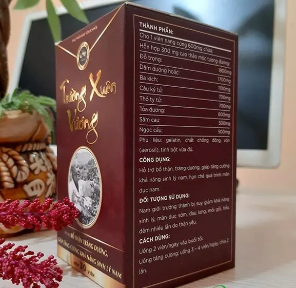 trường xuân vương có bán ở hiệu thuốc không